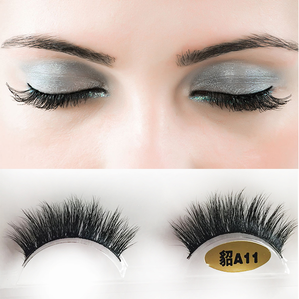 Authentic mink fur 3D mink false eyelashes S43